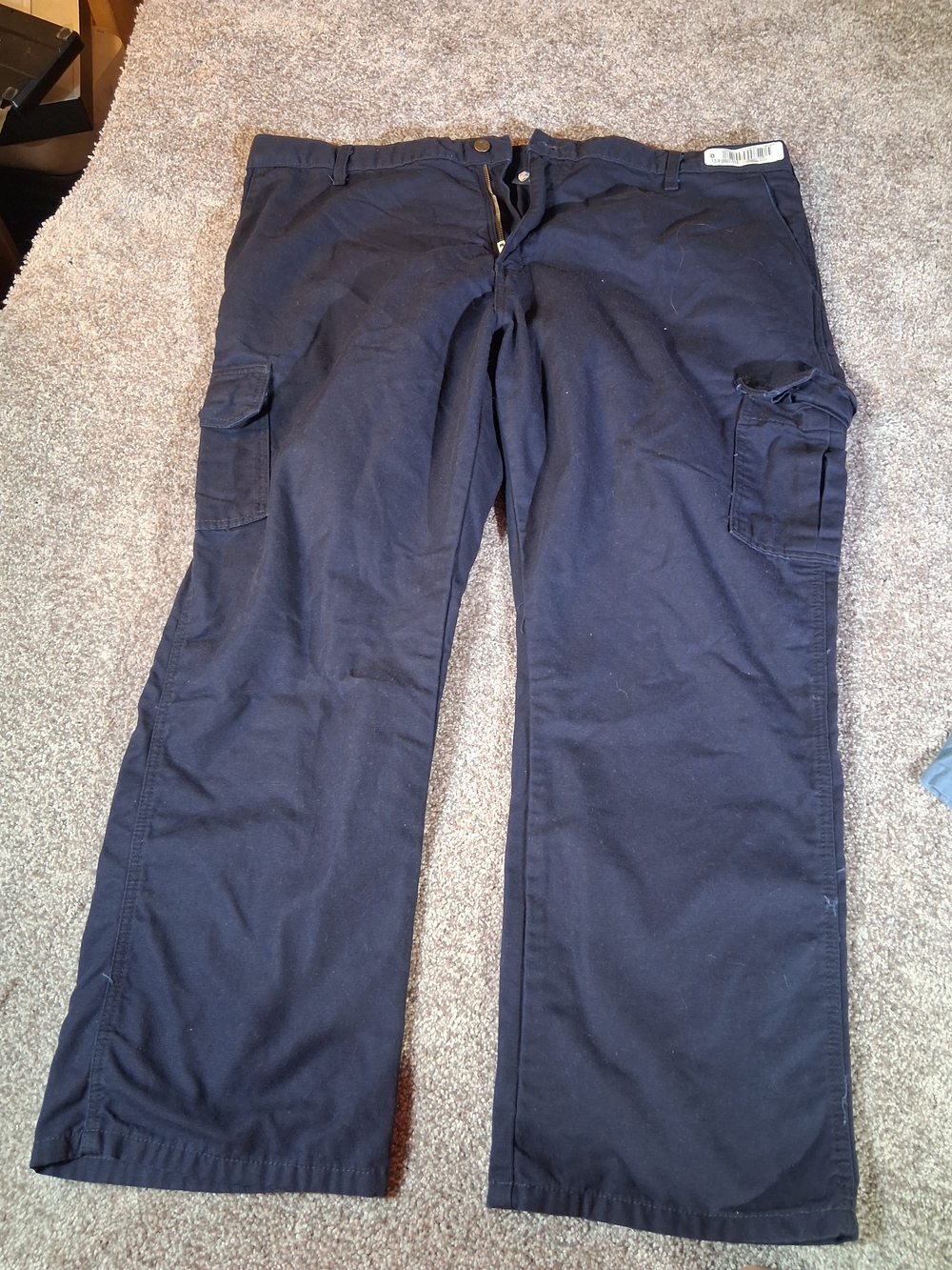 Tyndale Womens Size 22 Navy Blue Utility FR Cargo Work Pants